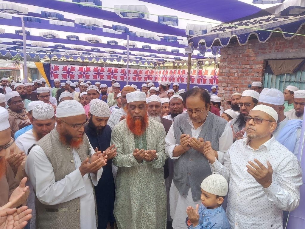 রাজশাহী দারুল উলুম মাদরাসার বহুতল ভবন নির্মান কাজের উদ্বোধন
