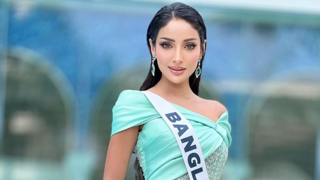 মিস ইউনিভার্সের আসরে বাংলাদেশের মিথিলা ইতিহাস গড়লেন