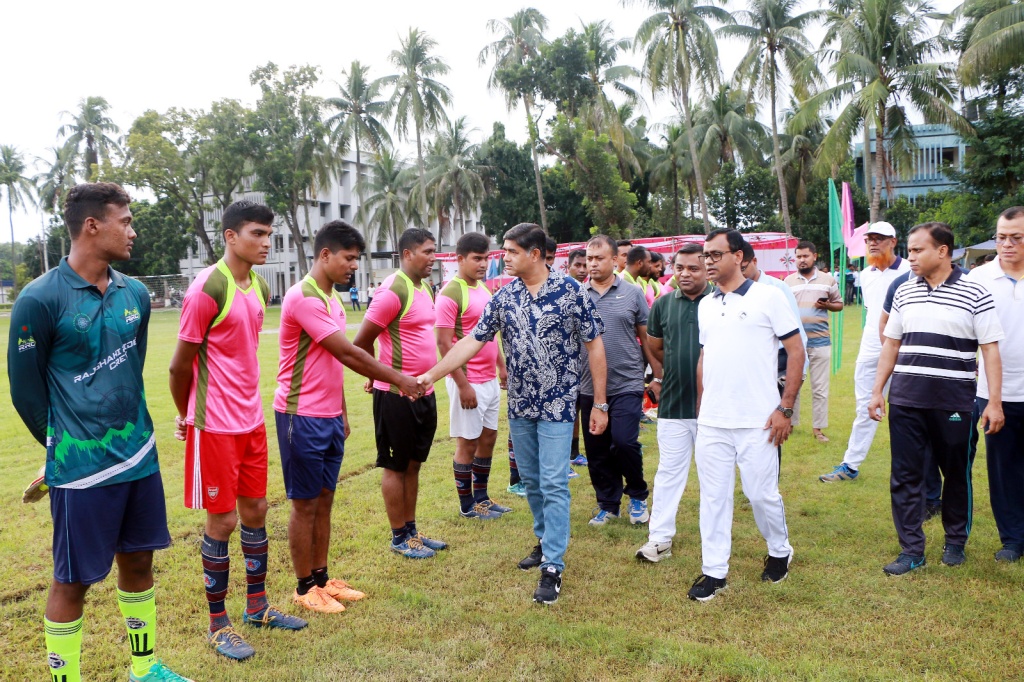 আরএমপি কমিশনার কাপ ফুটবল ভলিবল ও হ্যান্ডবল টুর্নামেন্ট-এর উদ্বোধন
