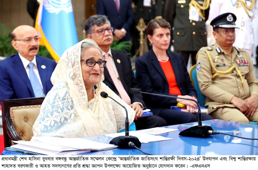 বিশ্ব শান্তি প্রতিষ্ঠায় বাংলাদেশ আজ একটি নির্ভরযোগ্য নাম : প্রধানমন্ত্রী
