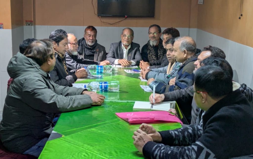 রাজশাহী এডিটরস ফোরামের সাথে হাসেন আলী ব্যবসায়ী পরিষদের মতবিনিময়