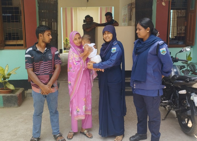 বাগমারার অপহৃত ৭ মাসের শিশু ঢাকায় উদ্ধার, মূল আসামি গ্রেপ্তার