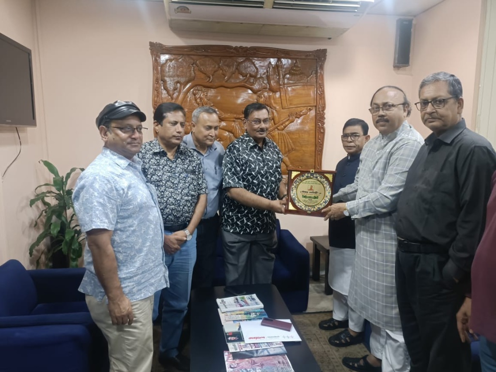 রাসিক মেয়রের সাথে প্রেসক্লাব অব ইন্ডিয়া’র সভাপতির সাক্ষাৎ