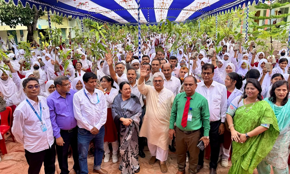 গাছ ও প্রকৃতির ভারসাম্য না থাকলে অস্তিত্ব হুমকিতে পড়বে : এমপি মিলন