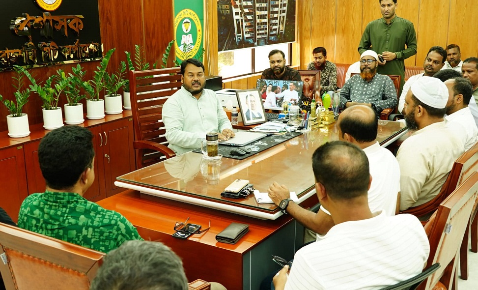 রাসিক প্রশাসকের সঙ্গে মেডিকেল টেকনোলজিস্ট এসোসিয়েশনের নেতৃবৃন্দের সৌজন্য সাক্ষাৎ