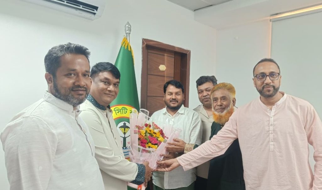 রাসিক প্রশাসকের সাথে রাজশাহী চেম্বার’র নবনির্বাচিত নেতৃবৃন্দের সৌজন্য সাক্ষাৎ