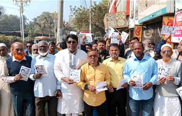 রাজশাহীতে ধানের শীষের পক্ষে সড়ক পরিবহন গ্রুপ ও শ্রমিক সংগঠনের গণসংযোগ