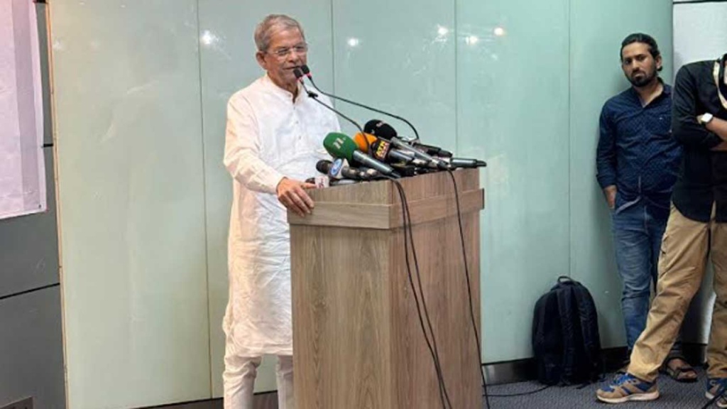 কোনো রাজনৈতিক দল নিষিদ্ধের পক্ষে নয় বিএনপি : মির্জা ফখরুল