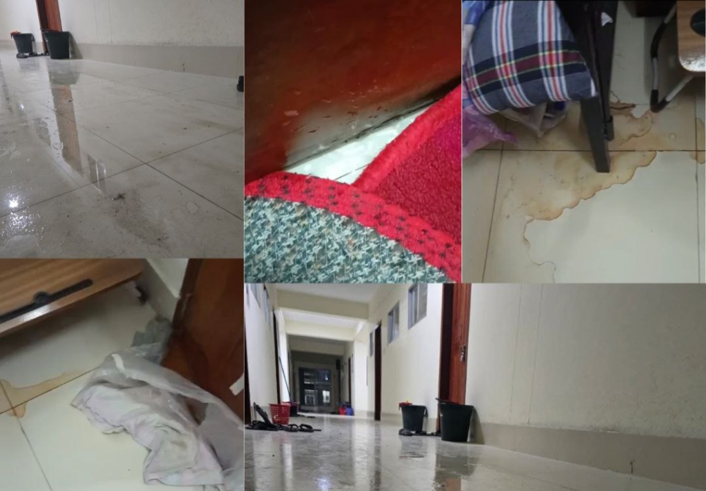 ভারী বর্ষণে রুয়েটের আবাসিক হলে জলাবদ্ধতা, দুর্ভোগে শিক্ষার্থীরা